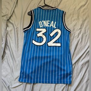 Nike Blue and White Men's Jersey